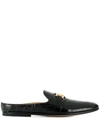 VERSACE LOGO APPLIQUÉ LOAFERS