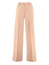 Red Valentino Wide Leg Trousers In Pink