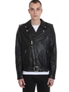 Schott Lc1150 Biker Jacket In Black Leather In Black