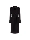 DOLCE & GABBANA DOLCE & GABBANA LONG DOUBLE-BREASTED BELTED COAT,11113701