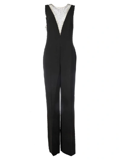 Stella Mccartney Suit With Transparent Details In Black