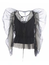 ACT N1 ACT N ° 1 jumper IN BLACK TULLE.,PFT1920 05