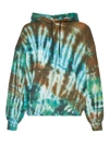 AMIRI AMIRI TYE-DYE HOODED SWEATSHIRT,11118451