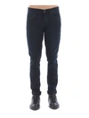 Dondup Man Black Mius Slim Jeans In Denim Nero/blu