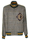 DOLCE & GABBANA CHECK PRINT JACKET,11120821