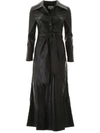 NANUSHKA FAUX LEATHER TAROT DRESS,11121473