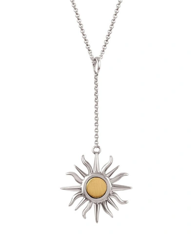 Dinny Hall Silver And Gold Sun Chain Charm Pendant Necklace