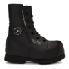 Takahiromiyashita The Soloist Takahiromiyashita Thesoloist. Black Big Fat Toe Boots In Black