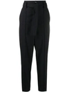 Isabel Marant High-waist Tapered Trousers In Blue