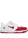 Nike X Supreme Sb Dunk Low Sneakers In Red