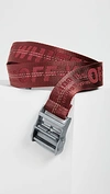 Off-white Classic Industrial Belt In Mattone