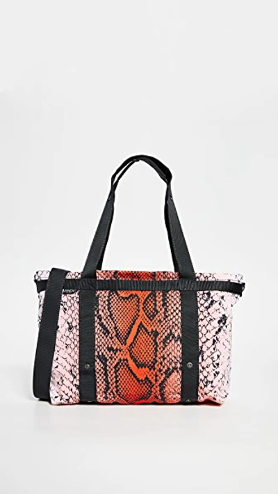 Andi The  Tote In Persimmon Snake