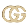 GUCCI GOLD GG TISSUE STUD EARRINGS