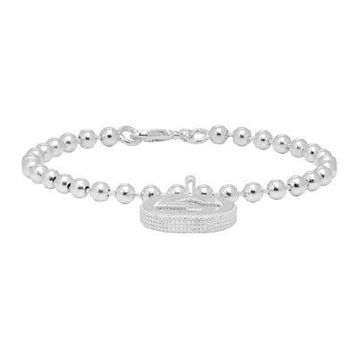 Gucci Sterling Silver Interlocking G Bracelet