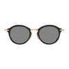 THOM BROWNE THOM BROWNE BLACK TBS908 SUNGLASSES