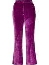 ALMAZ CROPPED FLARED TROUSERS
