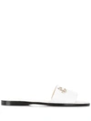 JIMMY CHOO MINEA SLIP-ON SANDALS