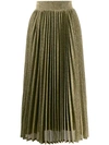 AMUSE PLEATED MID-LENGTH SKIRT