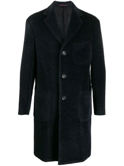 The Gigi Rigell Single-breasted Coat In Blue