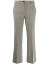 INCOTEX HOUNDSTOOTH CHECK TROUSERS