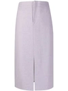 JOSEPH front-slit midi skirt