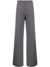 JOSEPH KNITTED FLARED TROUSERS
