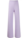 JOSEPH KNITTED FLARED TROUSERS