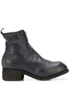 GUIDI VINTAGE LOOK ANKLE BOOTS