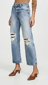 Khaite Danielle High Rise Stovepipe Jeans Portland In Portland