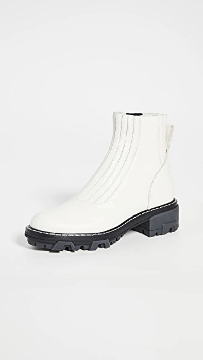 Rag & Bone Shawn Chelsea Booties In Antique White