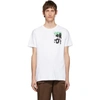 OFF-WHITE WHITE SPRAY BLURRED LOGO SLIM T-SHIRT