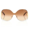 CHLOÉ CURTIS ROUND SUNGLASSES,P00430215