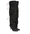 Ben Taverniti Unravel Project Unravel Project Black 100 Broken Heel Over-the-knee Boots In Black