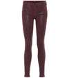 7 FOR ALL MANKIND THE SKINNY SNAKE-PRINT JEANS,P00407177