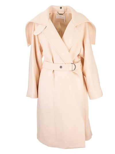 Chloé Women's Beige Wool Coat