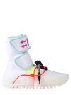 OFF-WHITE OFF-WHITE WOMEN'S WHITE POLYESTER HI TOP trainers,OWIA132S19B830340288 38