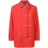 FAY FAY WOMEN'S RED POLYAMIDE TRENCH COAT,NAW13383100PGD068D XS