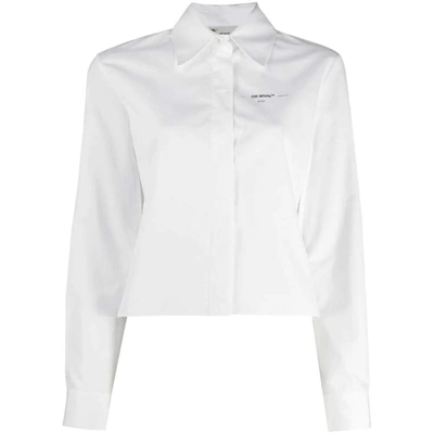 Off-white Women's White Cotton Shirt