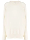 Chinti & Parker Contrast Ribbed-knit Jumper In Neutrals