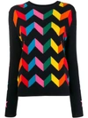 CHINTI & PARKER CHEVRON STRIPE JUMPER