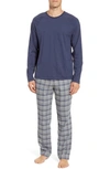 Ugg Steiner Pajamas In Grey/ Navy
