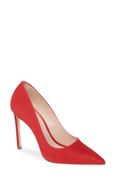 Schutz Lou Pointed Toe Pump Women) In Club Red