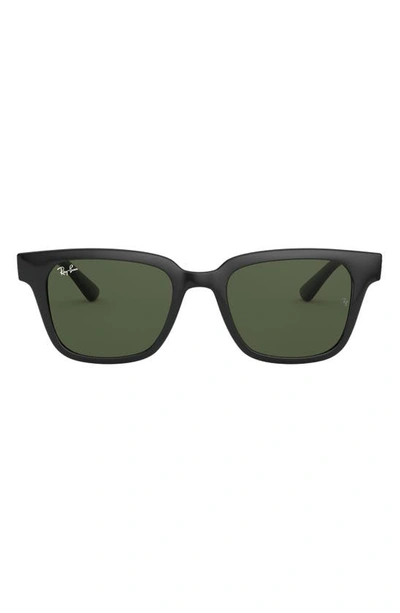 Ray Ban Ray-ban Unisex Polarized Square Sunglasses, 51mm In Green