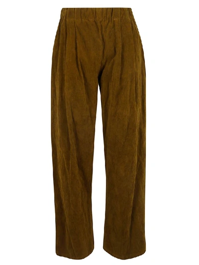 A Punto B Cropped Trousers In Tabacco