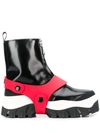 MSGM CONTRAST STRAP BOOTS