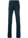 HAND PICKED SLIM-FIT TROUSERS