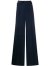 ELISABETTA FRANCHI BELTED WIDE LEG TROUSERS