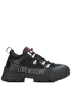 LOVE MOSCHINO LOGO LOW-TOP SNEAKERS