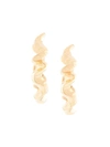 NIOMO BARA ZIGZAG-SHAPED HOOP EARRINGS