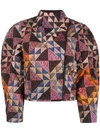 ISABEL MARANT PATCHWORK QUILTED JACKET